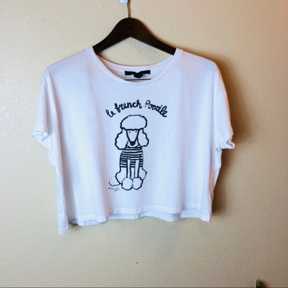 French Connection || Crop Top Tee Shirt